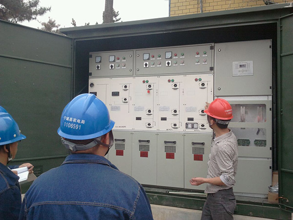 內蒙寧城主城區雙環合網自動化控制開閉所